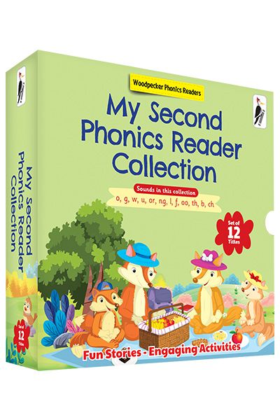Woodpecker Phonics Readers: My Second Phonics Reader Collection (Set of 12 Titles)
