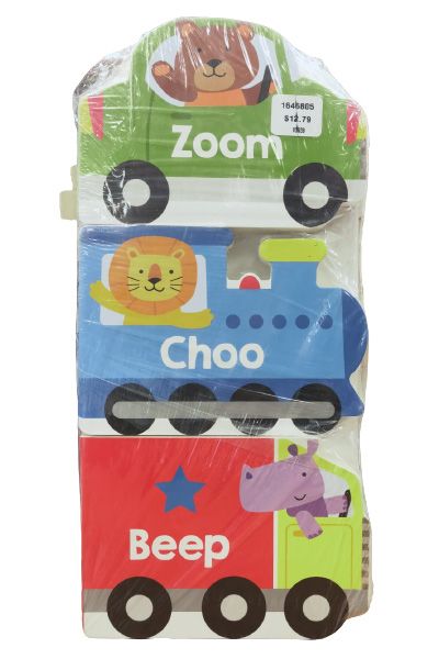 Zoom/Choo/Beep (3 Board Book Set)