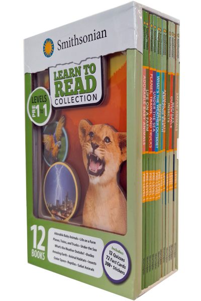 Smithsonian: Learn to Read Collection (Levels Pre 1) (12 Books Set)