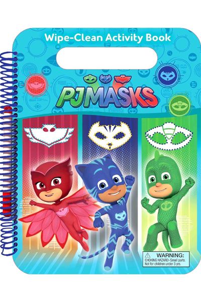 PJ Masks Wipe-Clean Activity Book