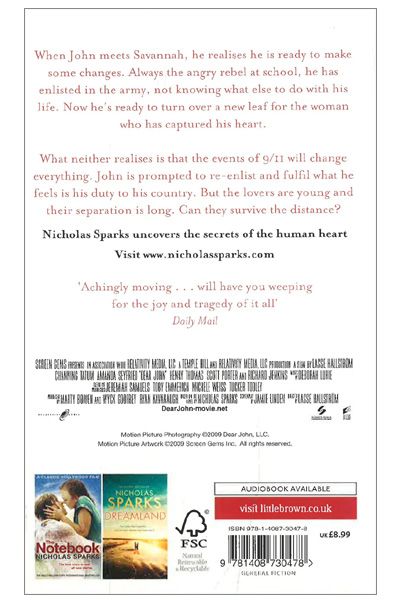 Dear John - Nicholas Sparks image 2