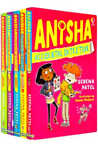 Usborne: Anisha Accidental Detective Series (5 Books Collection)