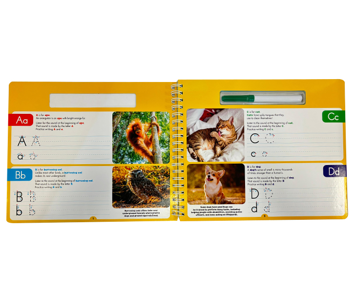 Write and Wipe Practice Flip Book: ABC 123 (Scholastic Early Learners) image 3