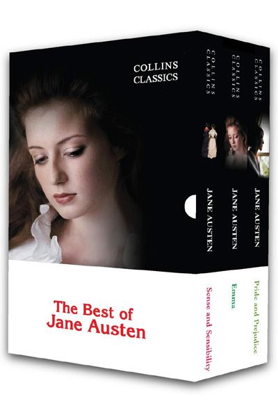 The Best of Jane Austen: Pride and Prejudice, Emma, Sense and Sensibility (Set of 3 books)