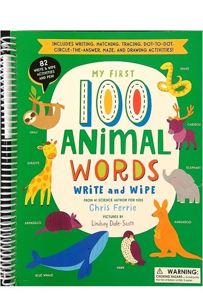 My First 100 Animal Words: Write and Wipe