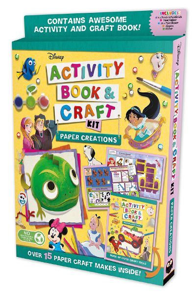 Disney: Activity Book & Craft Kit Paper Creations