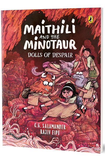 Maithili and the Minotaur: Dolls of Despair (Book 3 in an Outlandish Graphic Novel Series)