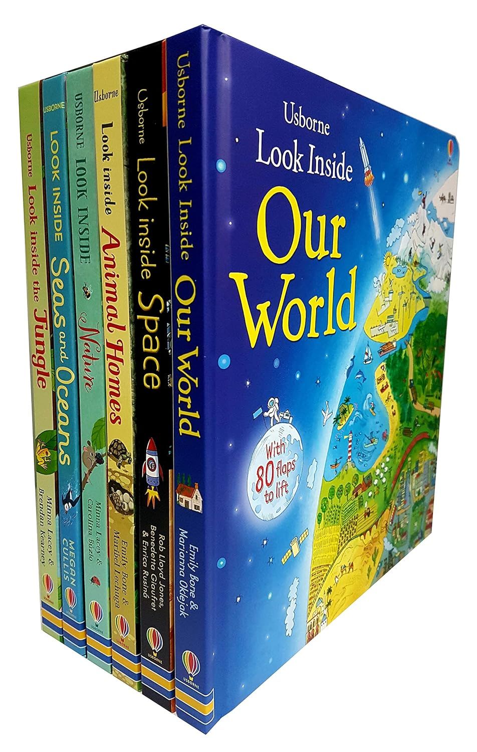 Usborne Look Inside - Our World (6 Books Collection Pack)