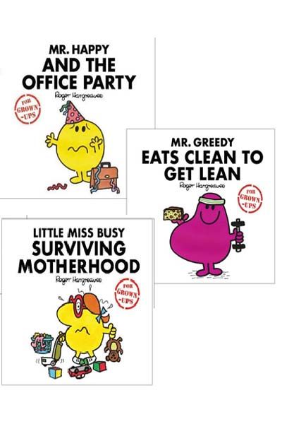 Mr. Men Series (For Grown ups) (3 Vol Set)