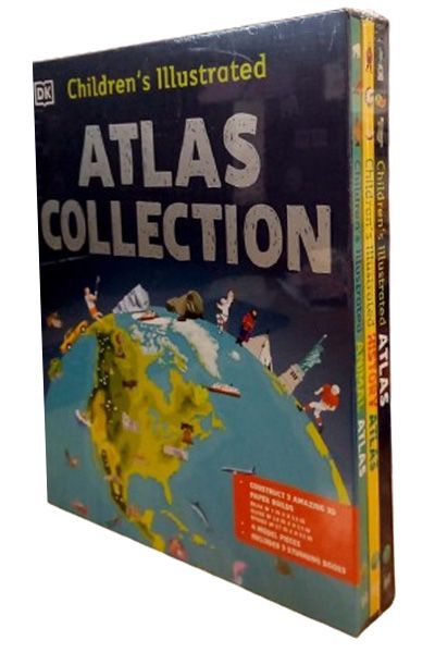 DK Children's Illustrated Atlas Collection (3 Vol.Set)