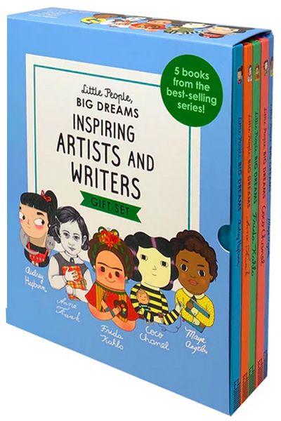 Little People Big Dreams Inspiring Artists and Writers (Set of 5 books)