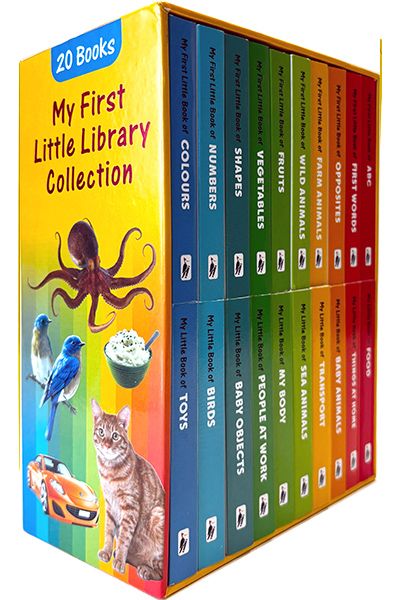 My First Learning Library Collection (Boxset of 20 Board Books)