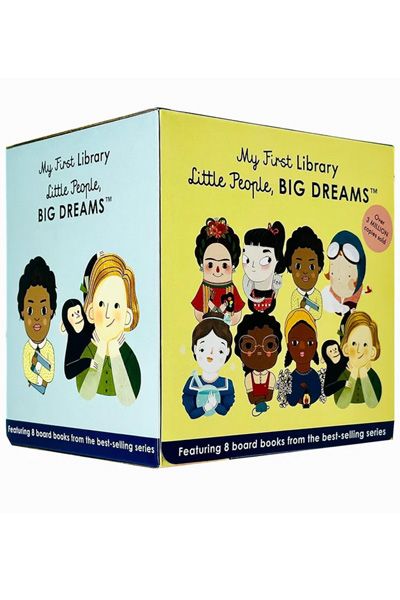 My First Library Little People, Big Dreams Series (8 Board Books Collection Set)