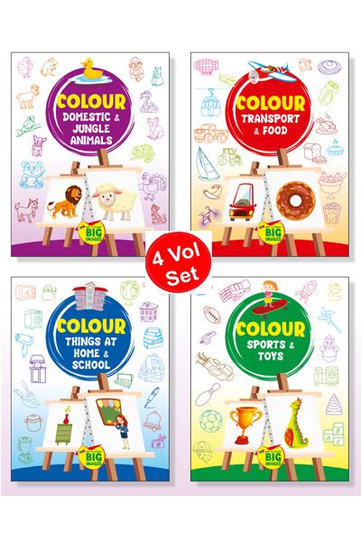 The Easy To Colour Series (4 Vol. Set)