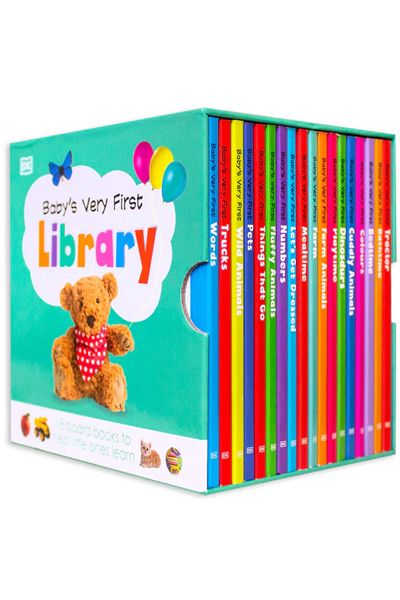 Baby's Very First Library (18 Board Books Box Set Collection)