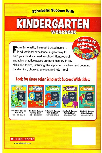 Scholastic Success With Kindergarten Workbook - Bargain Book Hut Online