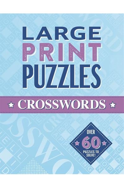 Large Print Puzzles: Crosswords (Volume 4)