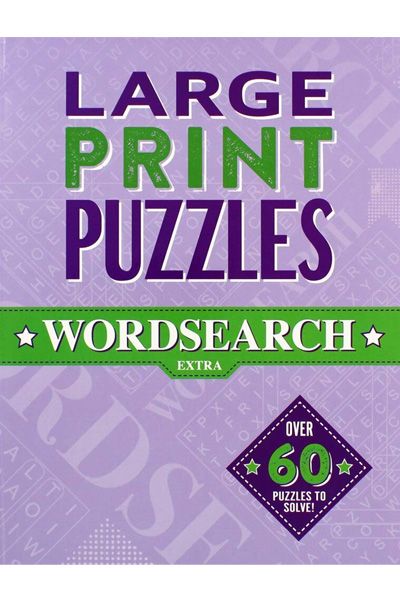 Large Print Puzzles: Wordsearch Extra (Volume 4)