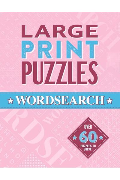 Large Print Puzzles: Wordsearch