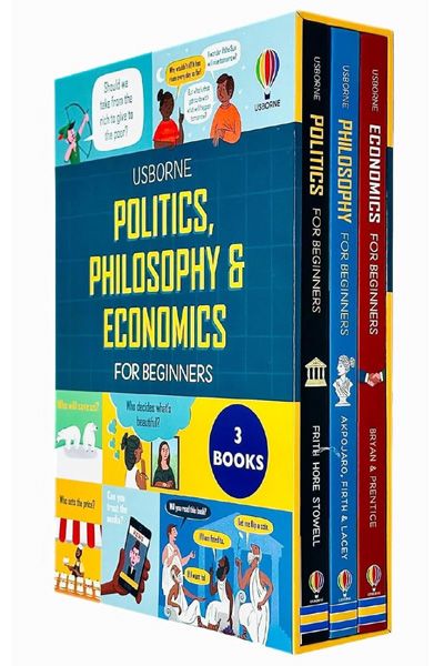 Politics Philosophy And Economics For Beginners (Set of 3 Books)