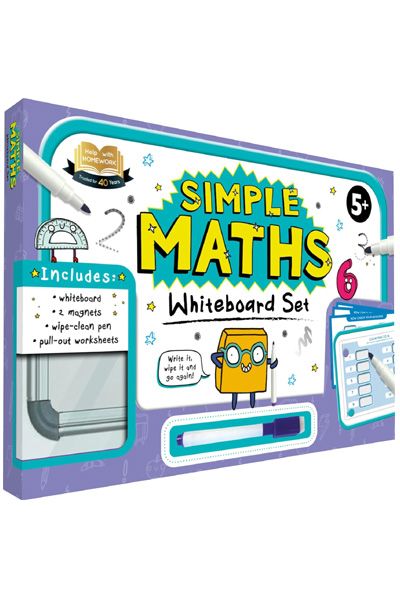 5+ Simple Maths (Help With Homework Book and Whiteboard Set)