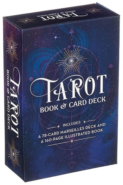 Tarot Book & Card Deck: Includes a 78-Card Marseilles Deck and a 160-Page Illustrated Book