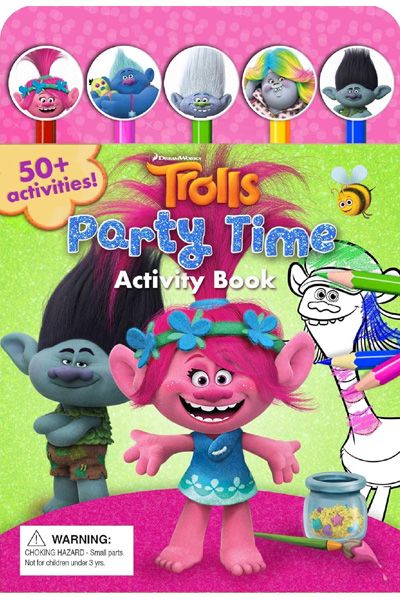 Trolls Party Time Activity Book