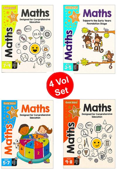 WP: Gold Stars Workbook: Maths Series (4 Vol.Set)