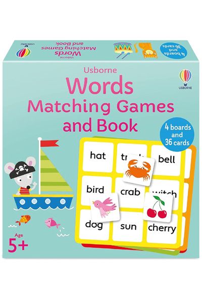 Usborne: Words - Matching Games and Book