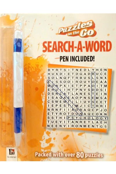 Puzzles On The Go: Search-A-Word (Orange)