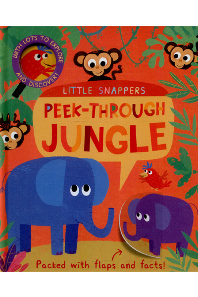 Peek-Through Jungle (Little Snappers) - Board Book
