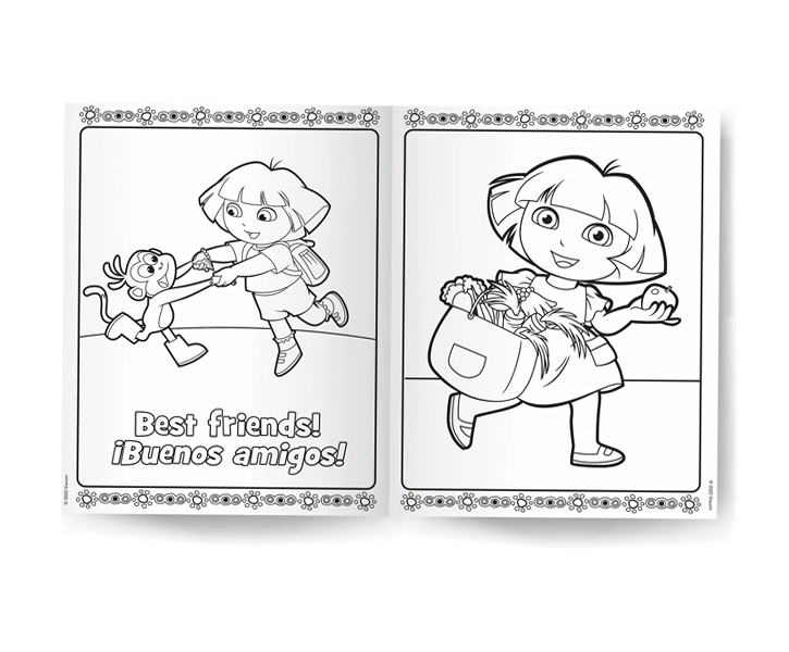 Dora The Explorer Mega Colouring image 4