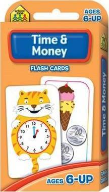 School Zone: Flashcards: Time & Money