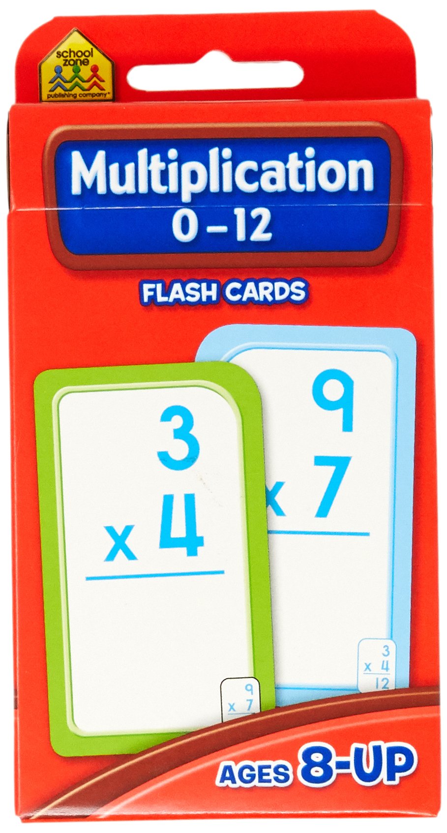 School Zone: Multiplication 0-12 Flash Cards