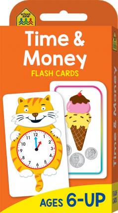 School Zone: Time & Money Flash Cards