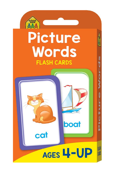 School Zone: Picture Words Flash Cards