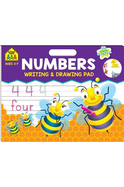 School Zone: Writing and Drawing Floor Pads: Numbers