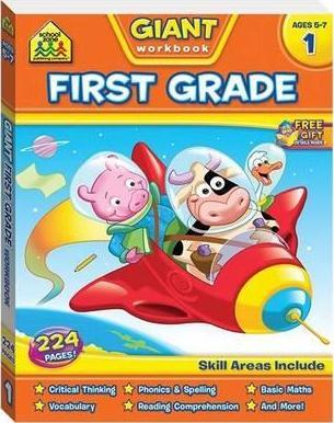 School Zone: Giant First Grade Workbook