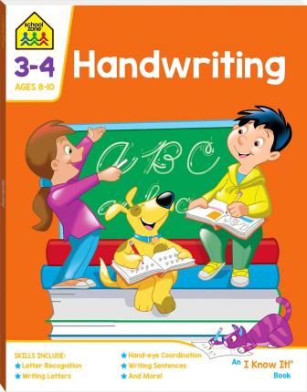 School Zone: Handwriting: I Know It! Book