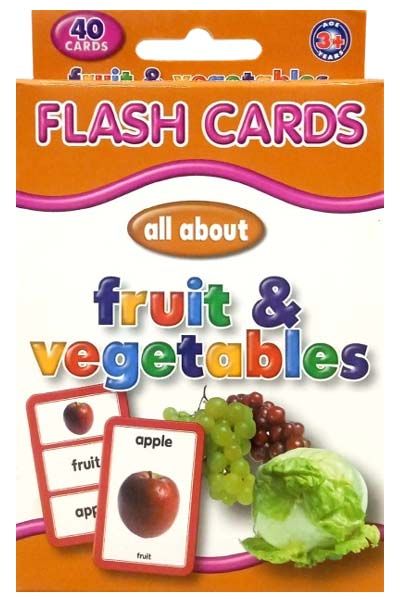 Flash Cards: Fruits & Vegetables