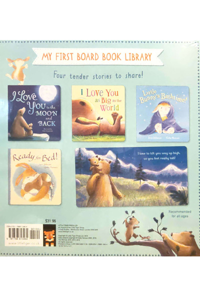 My First Board Book Library 2 4 Book Set Jane Johnson Gaby Hansen Tim Warnes David Van Buren Little Tiger Press Ltd Bargain Book Hut Online