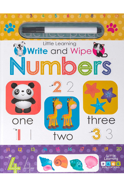 Little Learning : Write and Wipe: Numbers - Board Book