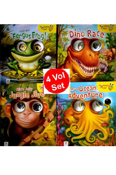 Moveable Eyes Board Book Series (4 Vol Set)