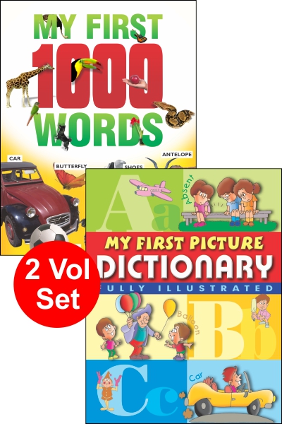 My First 1000 Words & My First Picture Dictionary (2 vol set)