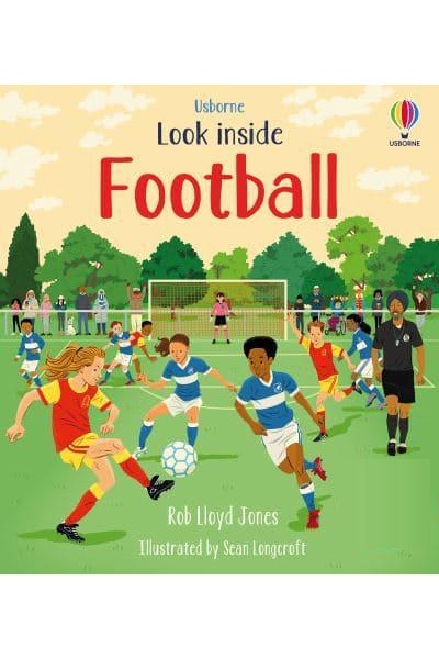 Usborne : Look Inside Football (Board Book)