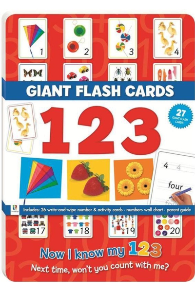 Giant Flashcards: 123 (27 Giant Flash Cards)