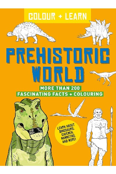 Colour + Learn: Prehistoric World