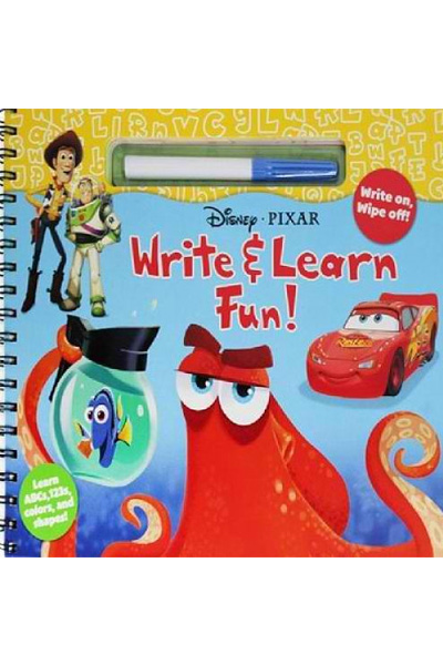 Disney Pixar: Write & Learn Fun! (Board Book)
