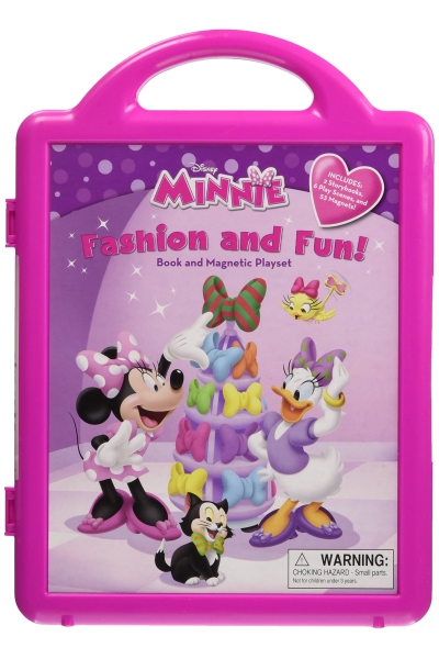 Minnie's Fashion and Fun: Book and Magnetic Playset