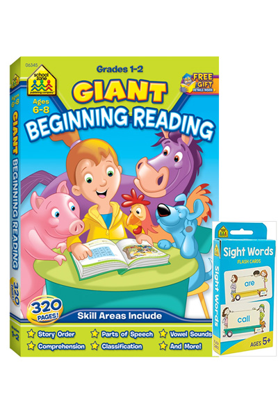 Giant: Beginning Reading (with Flash Cards)